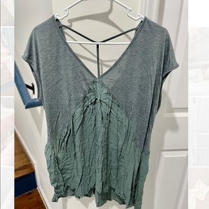 Anthropology LIKE NEW green top